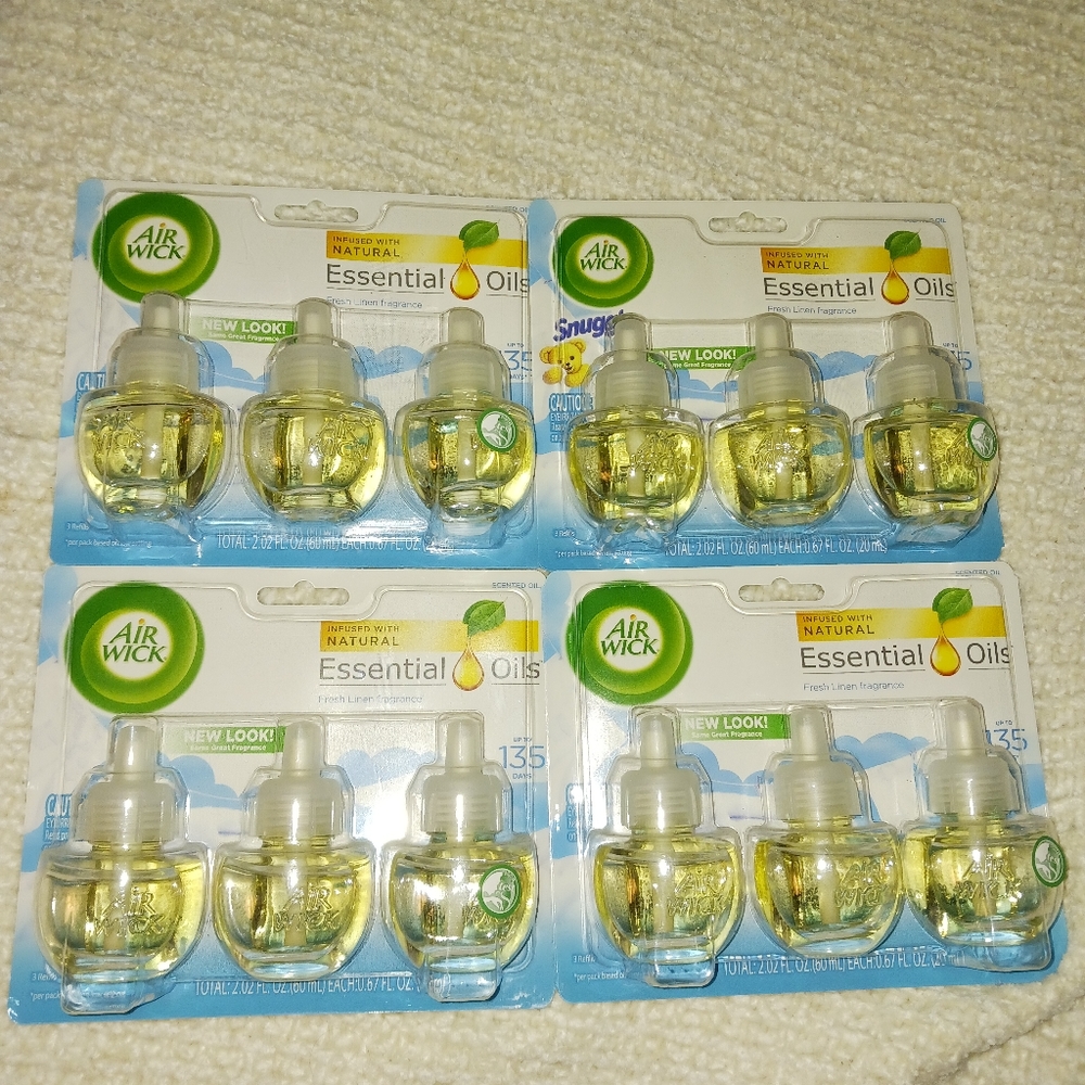 NWT! Air Wick Fresh Linen (4-3pks)